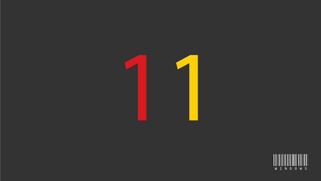 Black background red yellow #11 free wallpaper for desktop - medium preview image