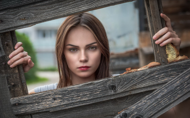 Woman window bread portrait asian free wallpaper for desktop - medium preview image