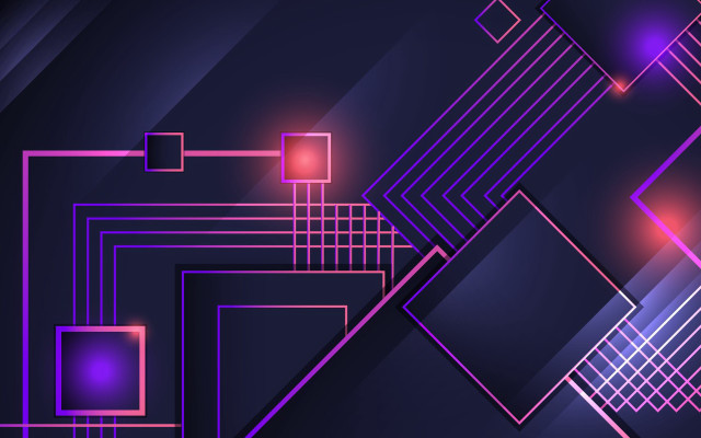 Purple black abstract squares light free wallpaper for desktop - medium preview image