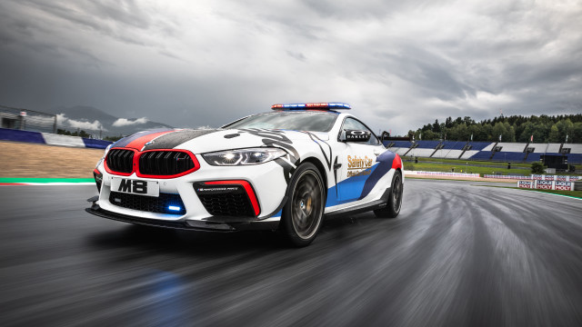 Police car race track clouds free wallpaper for desktop - medium preview image