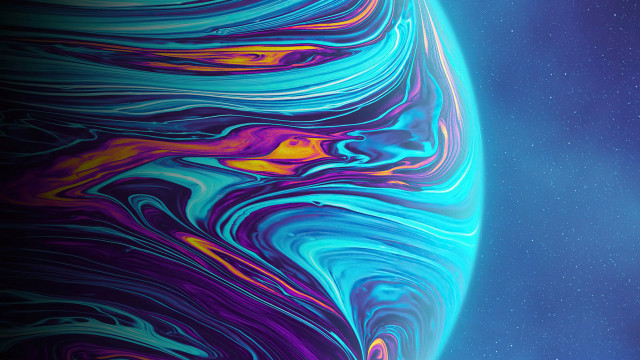 Cellphone blue purple swirl galaxy free wallpaper for desktop - medium preview image
