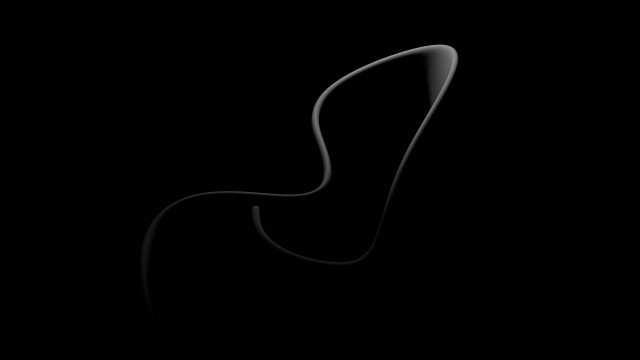 Black background curved ambient occlusion free wallpaper for desktop - medium preview image