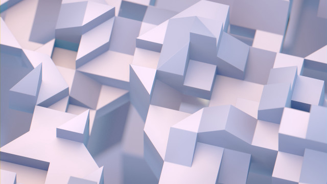 Large white cubes blue white free wallpaper for desktop - medium preview image