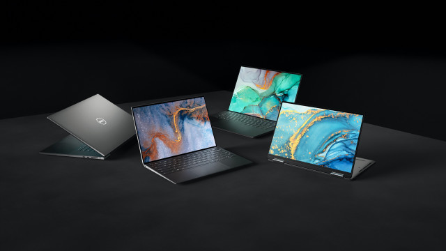 Laptops group black surface black free wallpaper for desktop - medium preview image