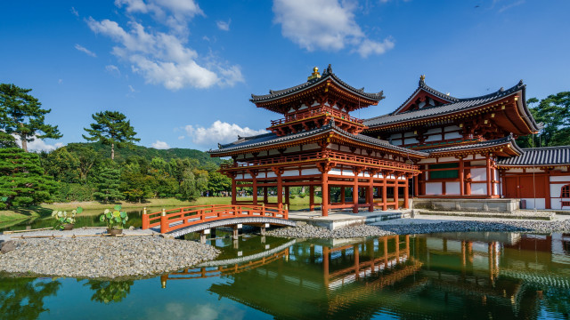 Eishosai choki japan architecture bridge free wallpaper for desktop - medium preview image