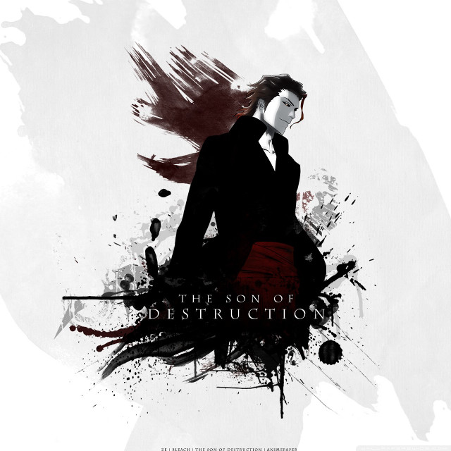 Man suit blood splatter poster free wallpaper for tablet - medium preview image
