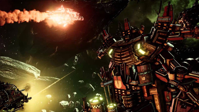 Giant robot firework background video free wallpaper for desktop - medium preview image