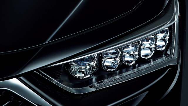 Car headlight chrome accents black free wallpaper for desktop - medium preview image