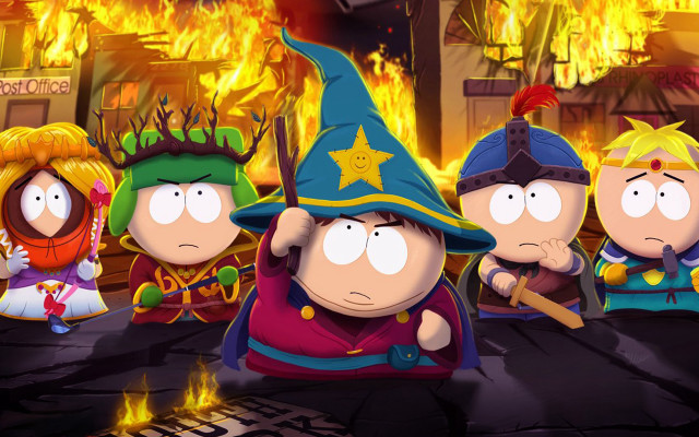 Cartoon characters fireplace burning background free wallpaper for desktop - medium preview image