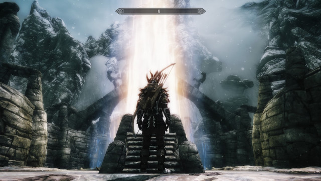 Giant monster waterfall fantasy world free wallpaper for desktop - medium preview image