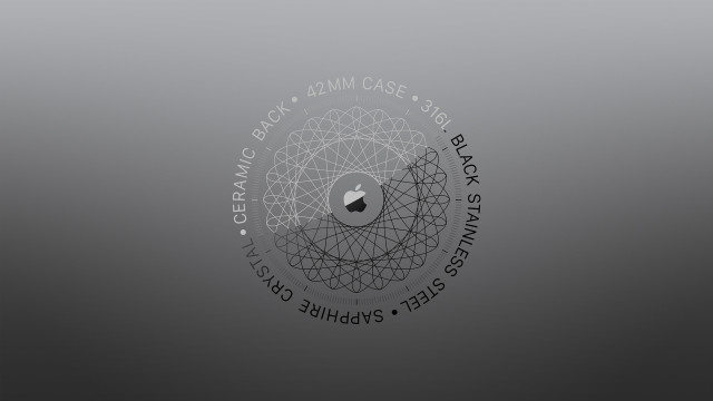 Gray background circular design black free wallpaper for desktop - medium preview image