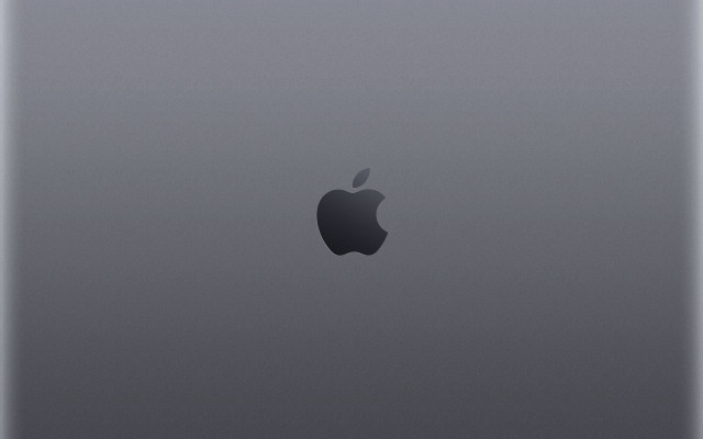 Apple logo gray ipad air free wallpaper for desktop - medium preview image