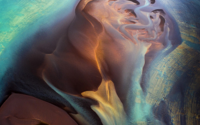 Face water sky abstract fire free wallpaper for desktop - medium preview image