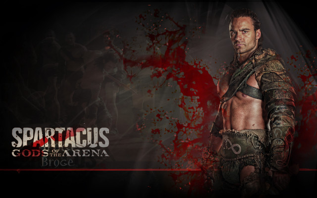 Sparta glad warrior blood splatter free wallpaper for desktop - medium preview image