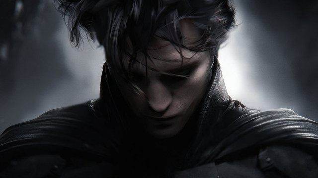 Gothic man black cape photorealistic free wallpaper for desktop - medium preview image