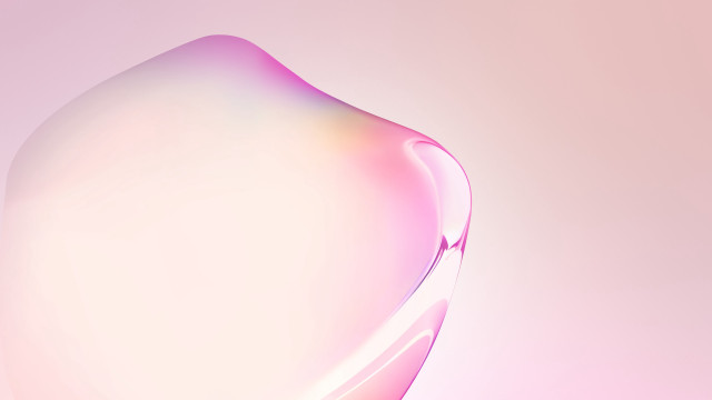 Pink curved gradient beeple shiny free wallpaper for desktop - medium preview image