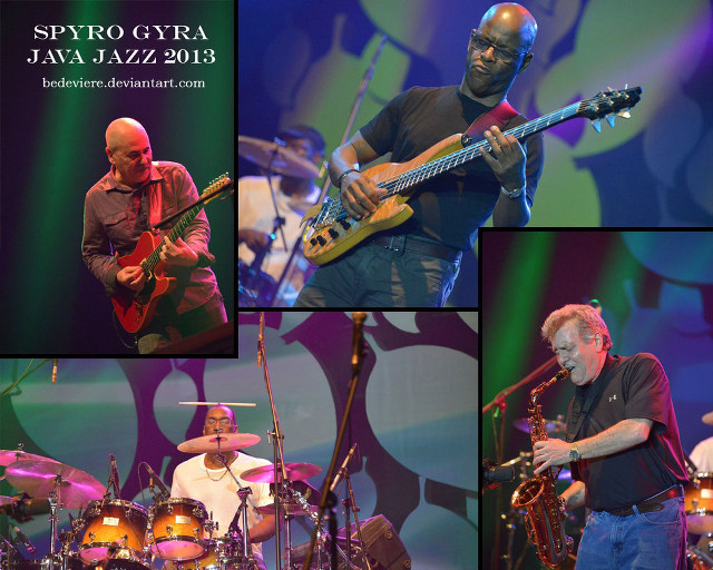 Men playing instruments stage microphone free wallpaper for desktop - medium preview image