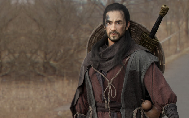 Man samurai armor katana woods free wallpaper for desktop - medium preview image