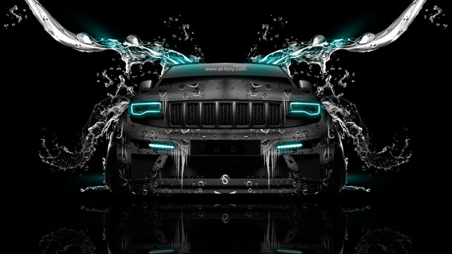 Car bullhorns hood lights 3d free wallpaper for desktop - medium preview image