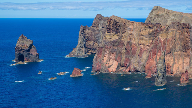 Boats rocky island fantasy deep free wallpaper for desktop - medium preview image