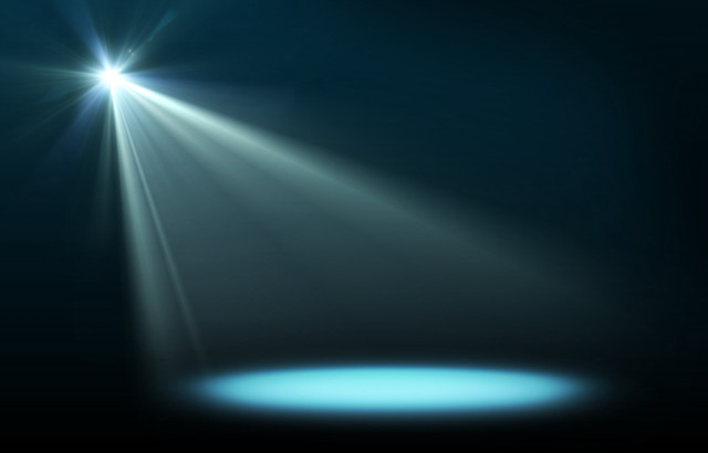 Spotlight dark background middle image free wallpaper for desktop - medium preview image