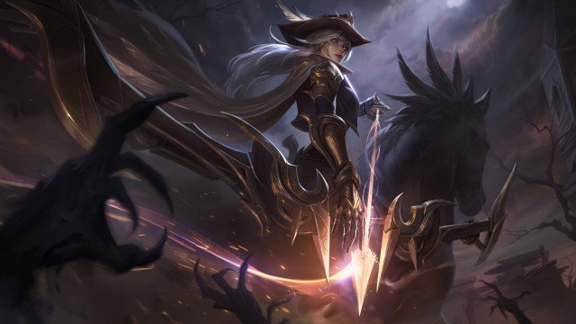 Woman hat coat sword demon free wallpaper for desktop - medium preview image