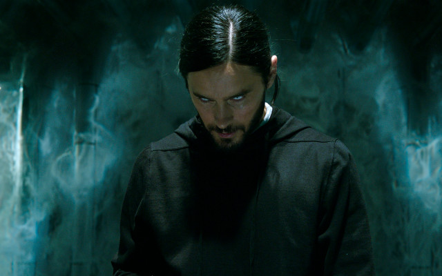 Weird hair beard green background free wallpaper for desktop - medium preview image