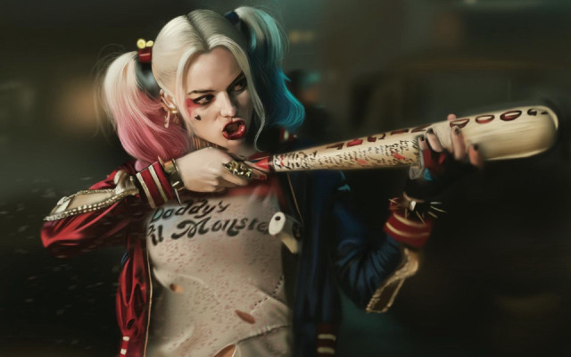 Creepy woman bat photorealistic twins free wallpaper for desktop - medium preview image