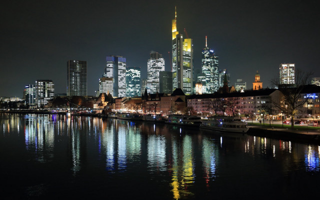 Tokyo cityscape night bridge river #6 free wallpaper for desktop - medium preview image