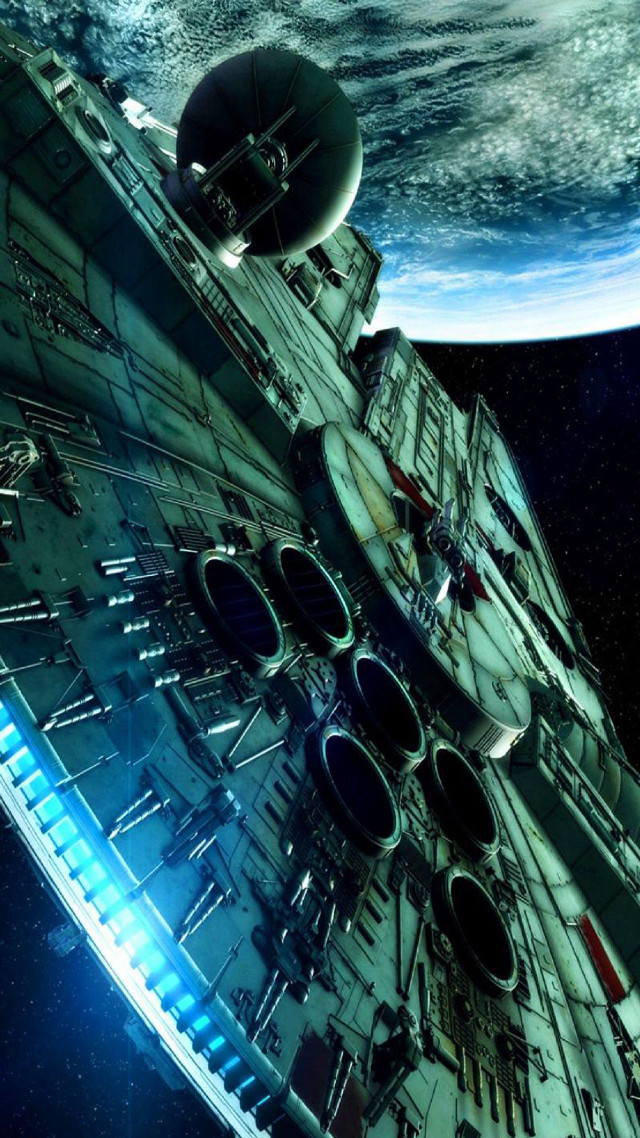 Star wars ship ocean planet free wallpaper for mobile - medium preview image