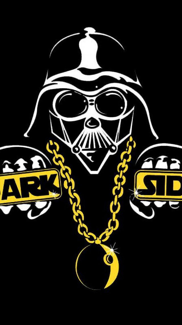 Black yellow logo chain helmet free wallpaper for mobile - medium preview image