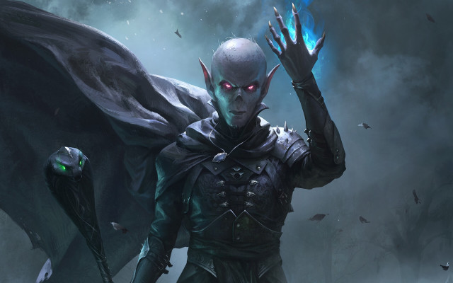 Man costume dragon demon foggy free wallpaper for desktop - medium preview image