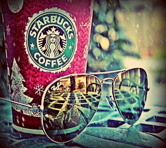 Coffee sunglasses table window starbucks free wallpaper for tablet - medium preview image