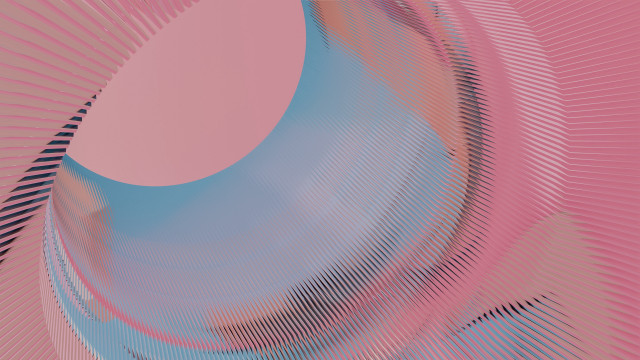 Pink blue abstract circular 3d free wallpaper for desktop - medium preview image
