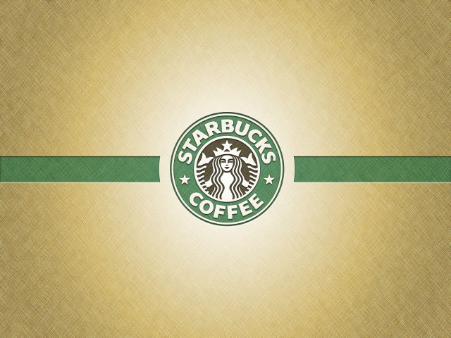 Starbucks logo brown background green free wallpaper for desktop - medium preview image