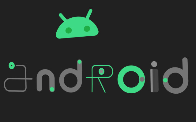 Green alien bio logo android free wallpaper for desktop - medium preview image