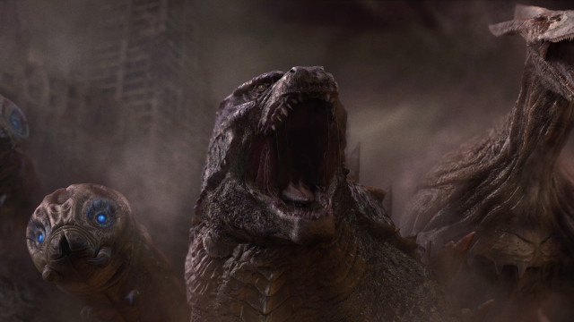 Monsters open mouth sharp teeth free wallpaper for desktop - medium preview image