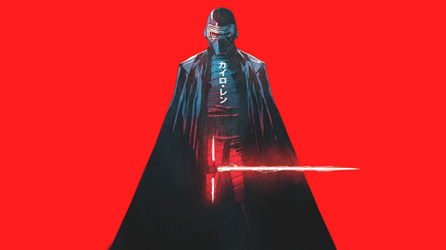 Darth vader red background lightsaber free wallpaper for desktop - medium preview image