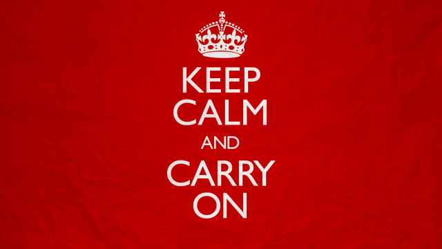 Red background keep calm carry free wallpaper for desktop - medium preview image