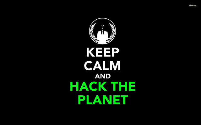 Keep calm and hack the free wallpaper for desktop - medium preview image