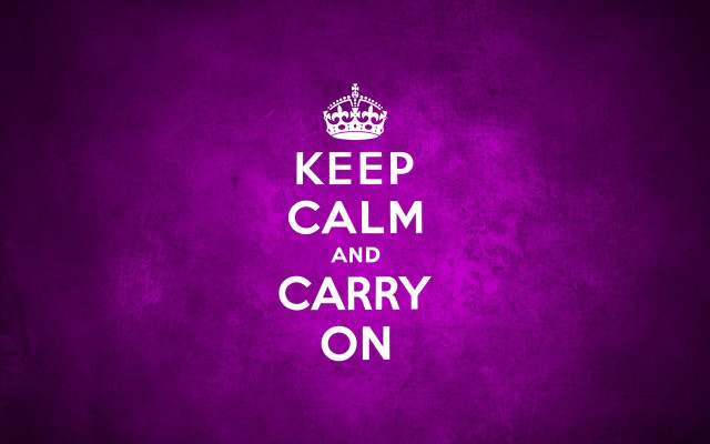 Purple background keep calm carry free wallpaper for desktop - medium preview image