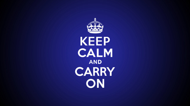 Blue background keep calm and free wallpaper for desktop - medium preview image