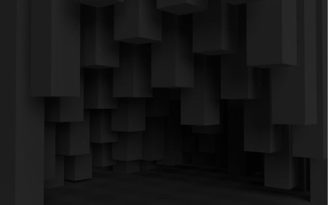 Black room pattern ambient occlusion free wallpaper for desktop - medium preview image