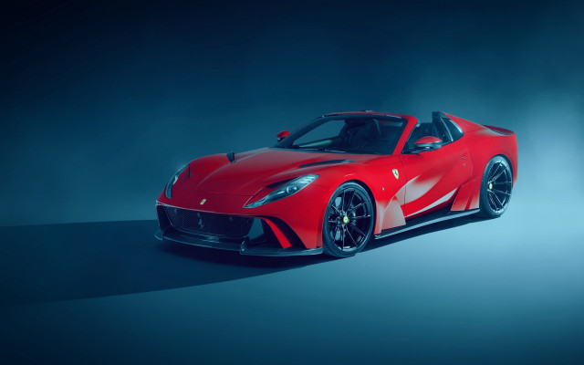Red sports car dark room #72 free wallpaper for desktop - medium preview image