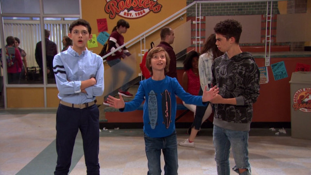 Young men group staircase room free wallpaper for desktop - medium preview image