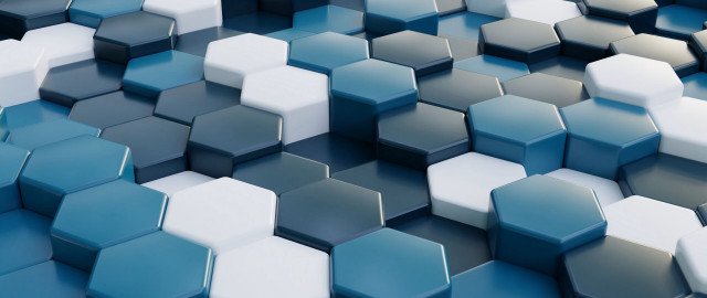 Blue white cubes geometric argyle free wallpaper for desktop - medium preview image