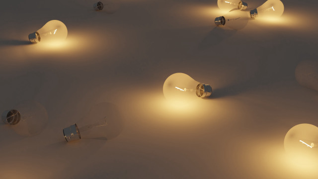 Light bulbs fog lamp post free wallpaper for desktop - medium preview image