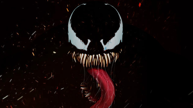 Spider man red tongue sinister free wallpaper for desktop - medium preview image