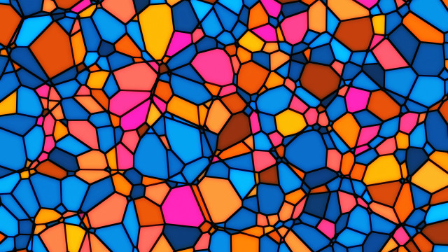 Colorful mosaic glass tiles tennis free wallpaper for desktop - medium preview image
