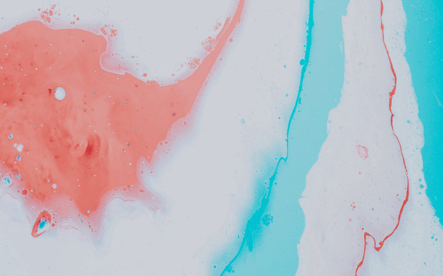 Red substance blue white surface free wallpaper for desktop - medium preview image